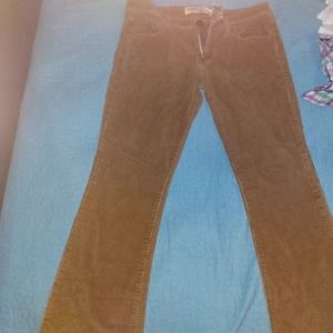Levi's super low boot cut brown corduroy jeans size 11